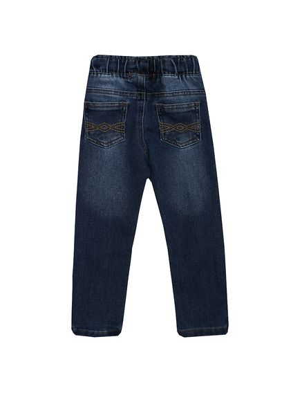 calça jeans infantil com elastico na cintura feminina