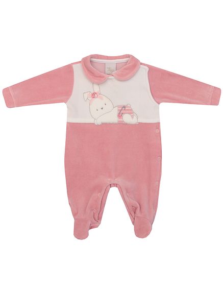 Macacao Feminino Bebe Plush Coelhinha Babyshoponline