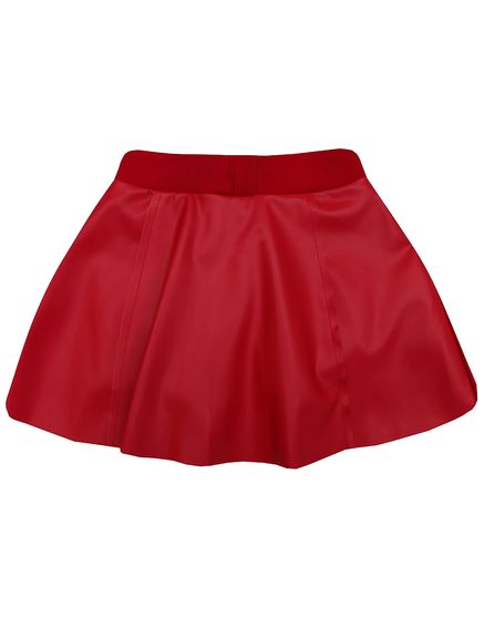 short saia vermelho infantil